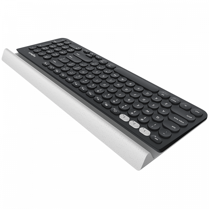 LOGITECH K780 Multi-Device Wireless Keyboard - DARK GREY/SPECKLED WHITE - US INT'L [2]