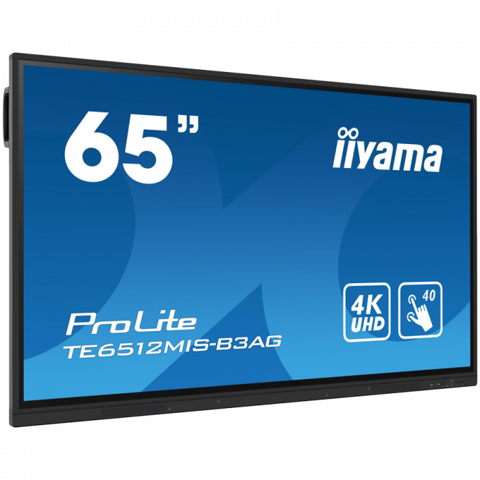 TE6512MIS-B3AG is an exceptional 4K UHD interactive display designed by iiyama to enhance collaboration, communication, and engagement. With key features like Zero Airgap LCD screen eliminating parall [2]