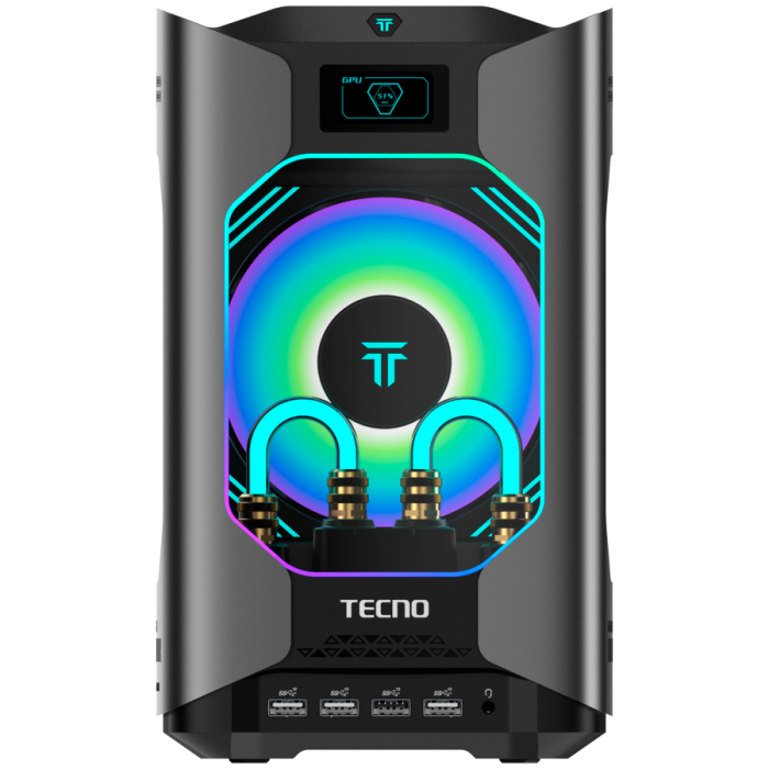 TECNO PC MEGAMINI GAMING G1 Intel i9-13900H DDR5 32Gb SSD 1Tb RTX4060 8Gb Water Cooling WiFi 6 BT 5.2 RJ45 2.5G 2xUSB 3.2 2xUSB 3.1 2xUSB2.0 1xThunderbolt 1xTypeC Full 2xHDMI 1xSD3.0 1xOculink 63Gb/s  [2]