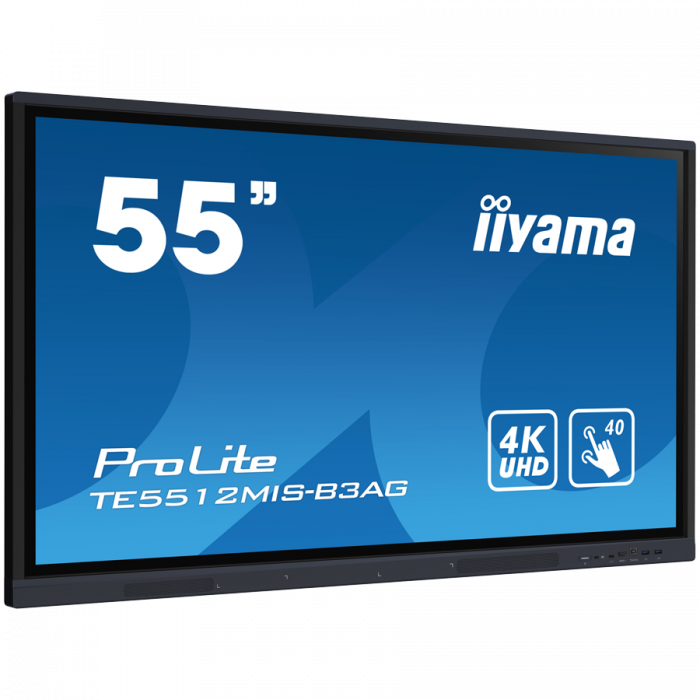 The TE5512MIS-B3AG is an exceptional 4K UHD interactive display designed by iiyama to enhance collaboration, communication, and engagement. With key features like Zero Airgap LCD screen eliminating pa [2]