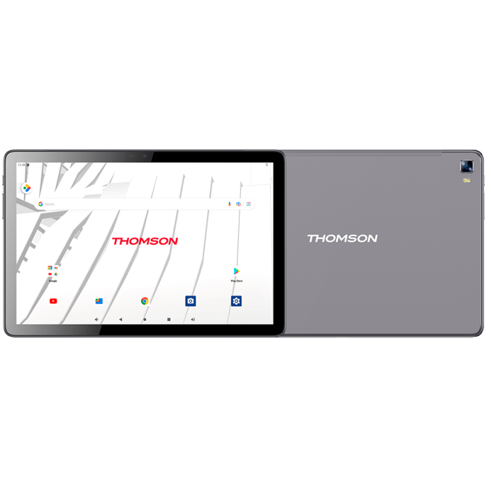 THOMSON TEOX10 LTE, 10.1-inch (1920x1200) FHD IPS display, Octa Core MTK8788, 8 GB RAM, 128 GB ROM, 1xNanoSim, 1xMicroSD, 1xUSB3.0 TypeC, 2.0MP front camera, 5.0MP rear camera, WiFi AC, 4G LTE, BT 5.0 [3]