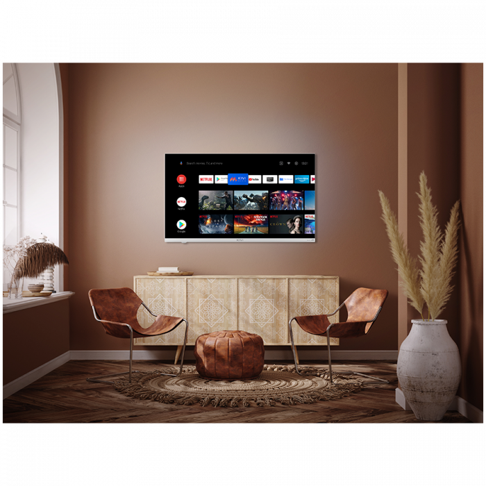 32', HD, Google Android TV, Black, 1366x768, 60 Hz, Sound by JVC, 2x8W, 33 kWh/1000h , BT5, HDMI ports 3, 24 months [15]