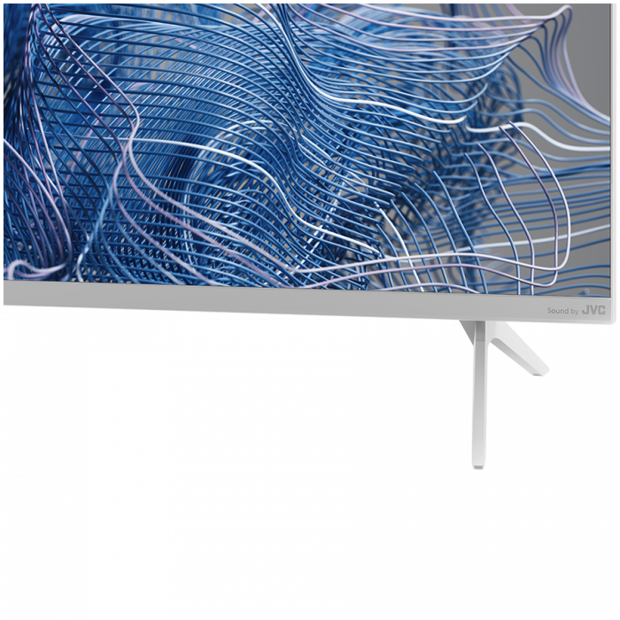 55', UHD, Android TV 11, White, 3840x2160, 60 Hz, Sound by JVC, 2x12W, 83 kWh/1000h , BT5.1, HDMI ports 4, 24 months [12]