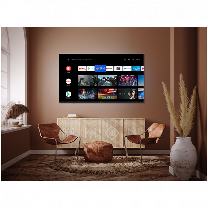 55', UHD, Android TV 11, Black, 3840x2160, 60 Hz, Sound by JVC, 2x12W, 83 kWh/1000h , BT5.1, HDMI ports 4, 24 months [7]