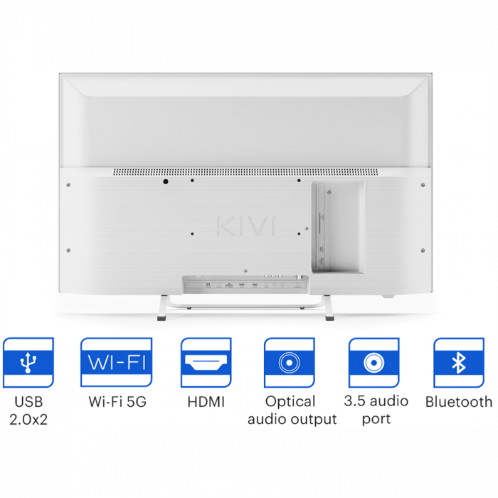 32', FHD, Android TV 11, White, 1920x1080, 60 Hz, Sound by JVC, 2x8W, 27 kWh/1000h , BT5.1, HDMI ports 3, 24 months [12]