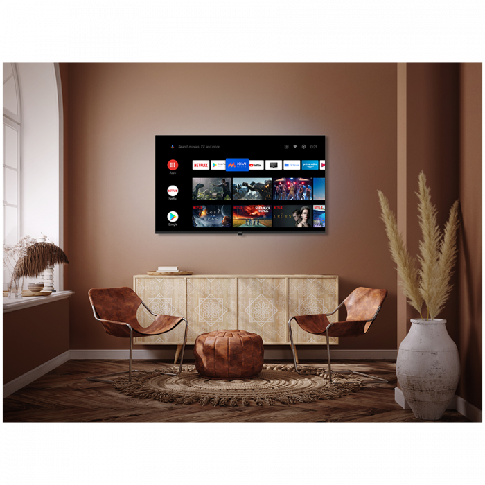 43', UHD, Google Android TV, Black, 3840x2160, 60 Hz, , 2x10W, 53 kWh/1000h , BT5, HDMI ports 4, 24 months [10]