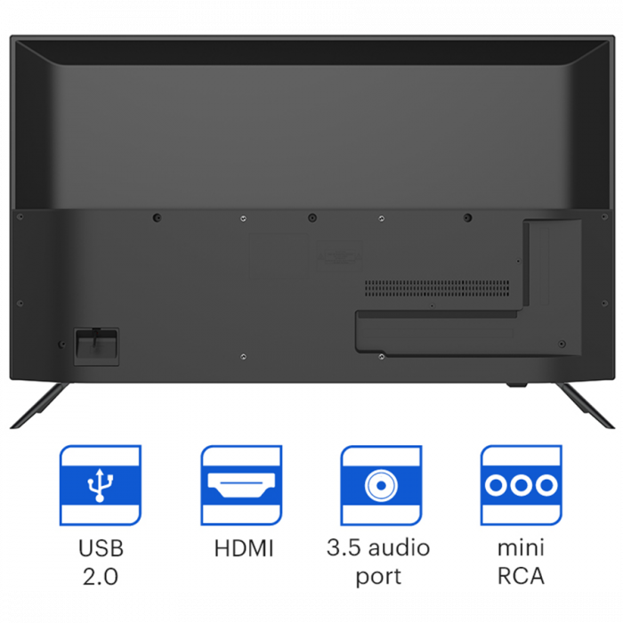 40', FHD, Google Android TV, Black, 1920x1080, 60 Hz, , 2x8W, 41 kWh/1000h , BT5, HDMI ports 3, 24 months [7]