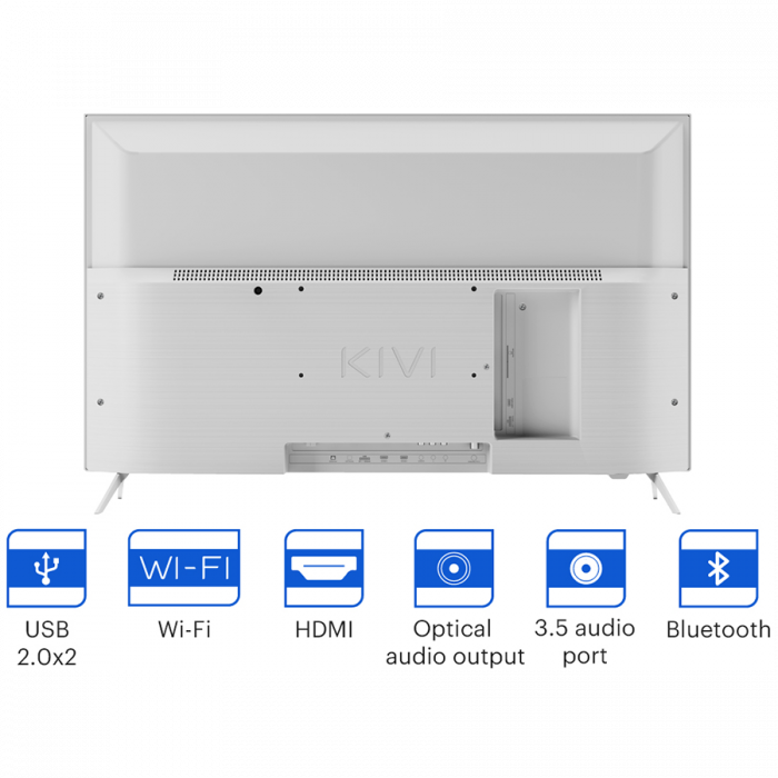 32', HD, Google Android TV, White, 1366x768, 60 Hz, Sound by JVC, 2x8W, 33 kWh/1000h , BT5, HDMI ports 3, 24 months [12]