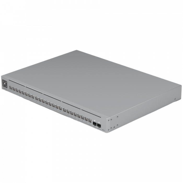 Ubiquiti 24-port, Layer 3 Etherlighting switch with 2.5 GbE, 8x 2.5 GbE RJ45 ports, 16x GbE RJ45 ports, 2x 10G SFP+ ports [3]