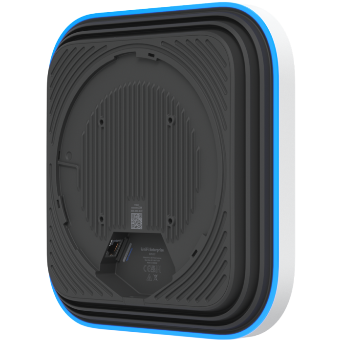 Ubiquiti E7-EU Enterprise-grade, indoor access point with 10-stream WiFi 7 performance, a 10 GbE uplink, and a redundant GbE port for high availability [3]