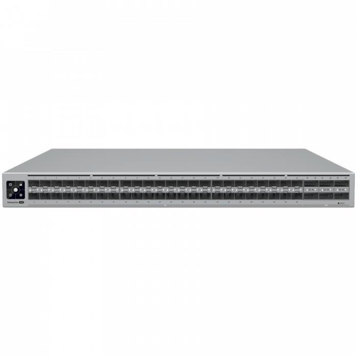 Ubiquiti ECS-Aggregation High-density 100G/25G Layer 3 Etherlighting aggregation switch with MC-LAG support for high availability system design, 48 [1]