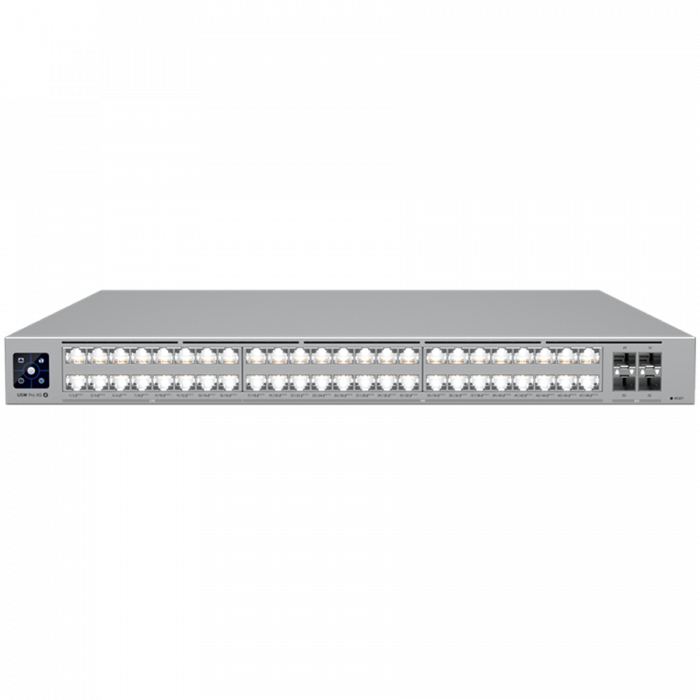 Ubiquiti Layer 3 Etherlighting USW-Pro-XG-48-PoE-EU (32) 10 GbE, (16) 2.5 GbE PoE, and (4) 25G SFP28 ports [1]