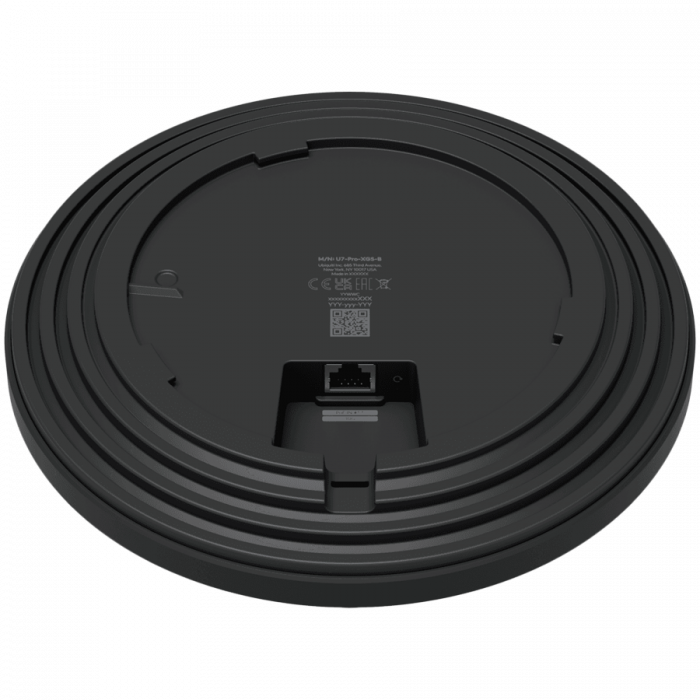 Ubiquiti U7-PRO-XGS Ceiling-mounted 8-stream WiFi 7 AP with dedicated spectral scanning radio and 10/5/2.5/1 GbE support, 160 sqm coverage, 500+ connected devices, Powered using PoE++, 10 GbE uplink [4]