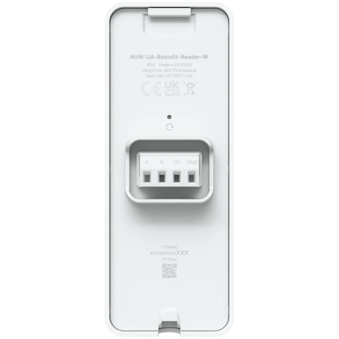Ubiquiti UA-Retrofit-Reader-W Indoor/outdoor OSDP reader with NFC Card and Touch Pass support, compatible with the UniFi Retrofit Hub using existing cabling, White [5]
