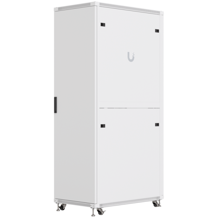 UBIQUITI UniFi UACC-Rack-42U-1000-G 42U Rack Cabinet Fully assembled floor rack with built-in fans, removable panels, and lockable casters, engineered for optimal airflow, heavy-duty stability, and ea [3]