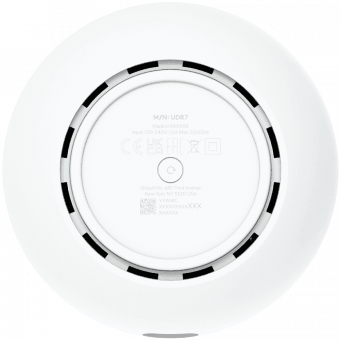 Ubiquiti UniFi UDR7 Dream Router 7 Desktop 10G Cloud Gateway with integrated WiFi 7, PoE switch, microSD storage, and full UniFi application support, 10G SFP+ and (1) 2.5 GbE RJ45 WAN port, 64 GB micr [5]