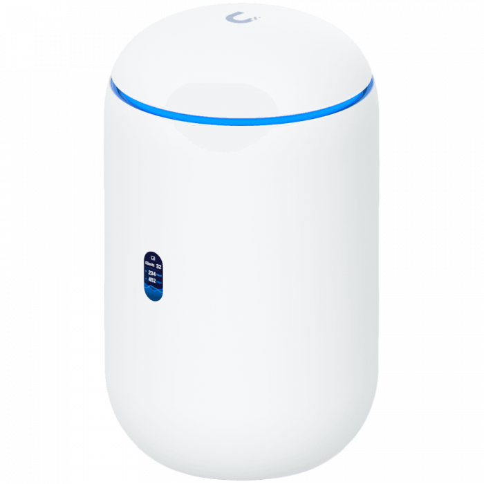 Ubiquiti UniFi UDR7 Dream Router 7 Desktop 10G Cloud Gateway with integrated WiFi 7, PoE switch, microSD storage, and full UniFi application support, 10G SFP+ and (1) 2.5 GbE RJ45 WAN port, 64 GB micr [2]