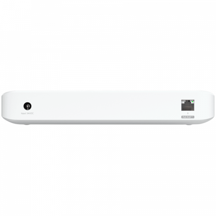 Ubiquiti USW-Ultra-60W Layer 2, 8-port GbE PoE switch: 7x GbE PoE+ output ports, GbE port with optional PoE++ input [4]