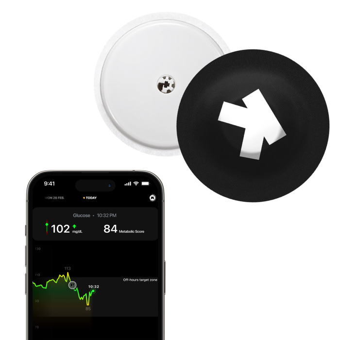 Ultrahuman M1 continuous glucose monitor / metabolic fitness tracker (NFC Required) 1 week tracking - 1S (1 Single pack) [5]