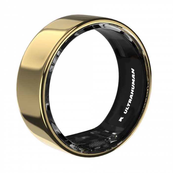 Ultrahuman Ring Air - Smart Ring, Charger, USB Cable / Size-08- Air_Gold [6]