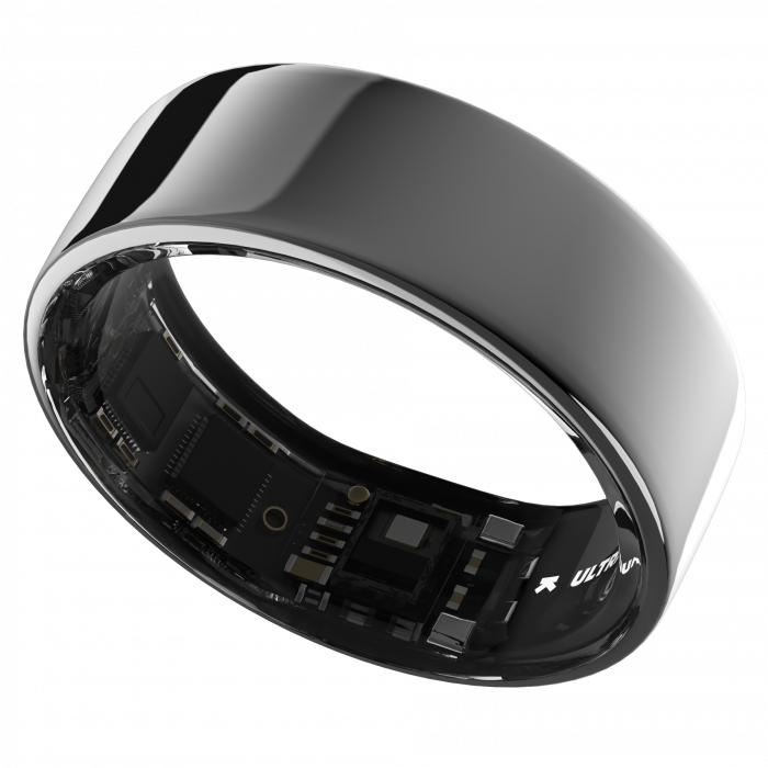 Ultrahuman Ring Air - Smart Ring, Charger, USB Cable / Size-08- Air_Silver [1]