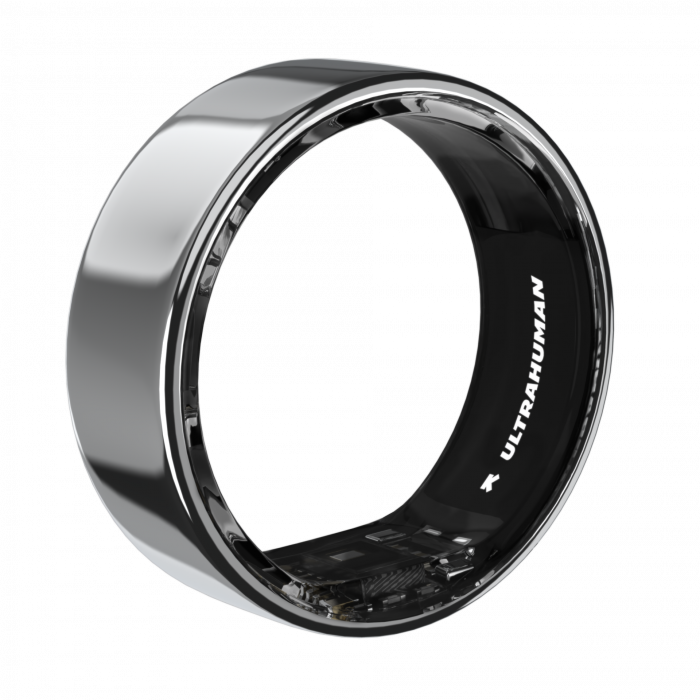 Ultrahuman Ring Air - Smart Ring, Charger, USB Cable / Size-08- Air_Silver [5]