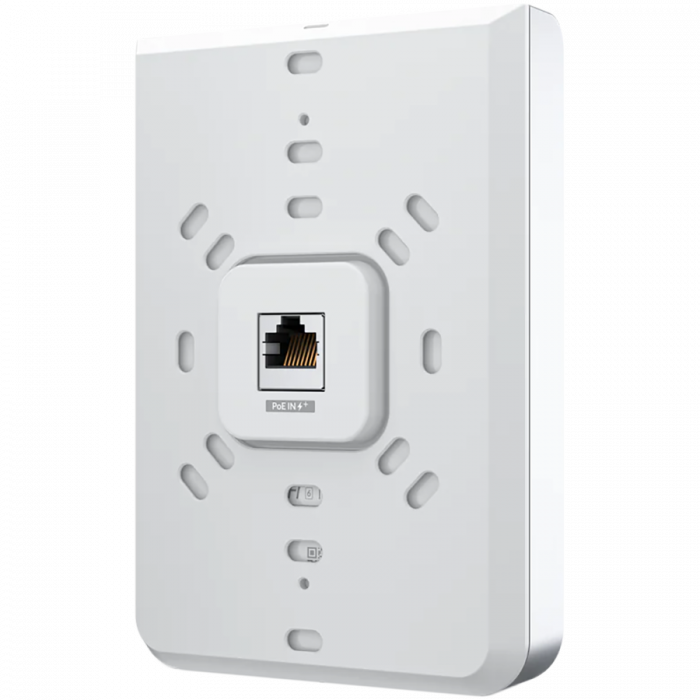 UniFi6 In-Wall. Wall-mounted WiFi 6 access point with a built-in PoE switch. [4]