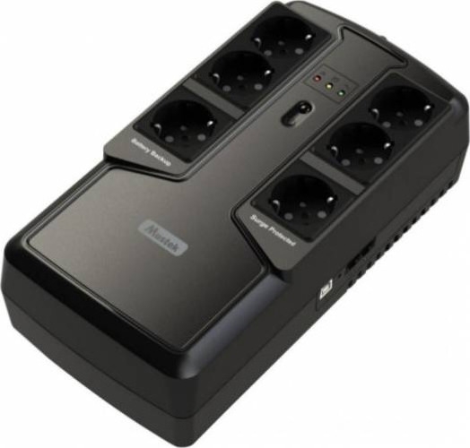 UPS  MUSTEK PowerMust  800 (800VA / 400W) Offline, Schuko, "800-LED-OFF-T10" (include timbru verde 3 lei) [1]