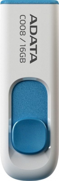 USB 2.0 16GB ADATA C008 White&Blue "AC008-16G-RWE" (include timbru verde 0.01 lei) [1]