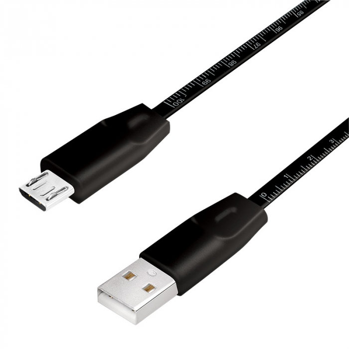USB 2.0 Cable, AM to Micro BM, metric print cable, 1m \\"CU0158\\" [1]