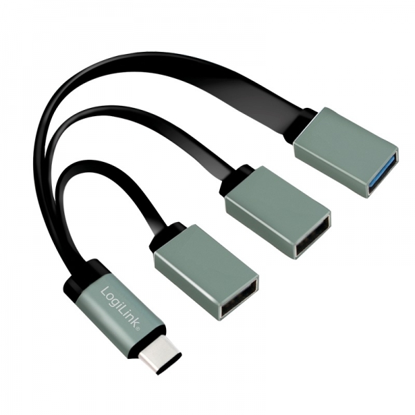 USB-C Hub, 2x USB 2.0 AF + 1x USB 3.0 AF "UA0315" [1]