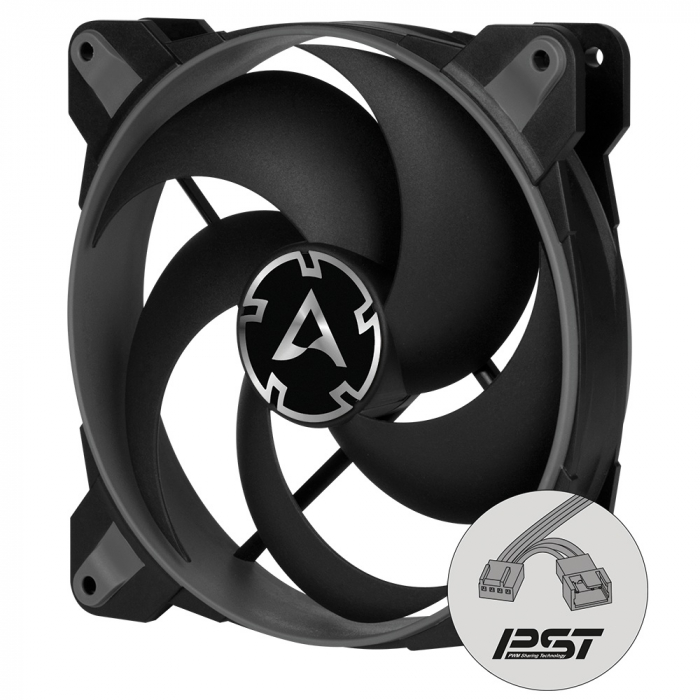 VENTILATOR ARCTIC PC 140x140x28 mm,  \\"BioniX P140\\", w/ PWM & cablu PST, high static pressure, grey \\"ACFAN00159A\\" [2]