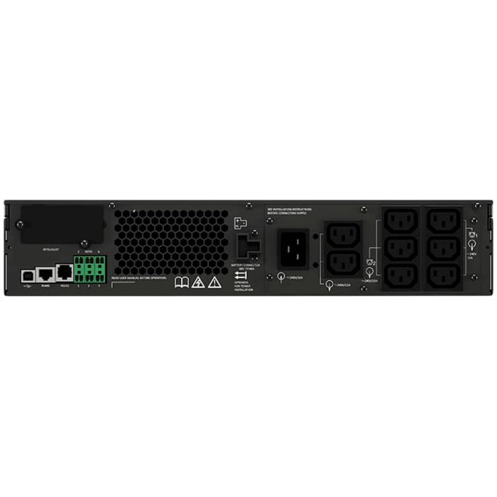 Vertiv Liebert GXT5 1ph UPS, 1.5kVA, input plug IEC C14 inlet, 2U, output - 230V, output socket groups (8)C13, rackmount kit, 3-year warranty [4]