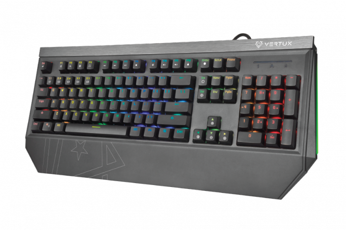 Vertux Gaming Tantalum Precision Pro Mechanical Gaming Wired Keyboard - Black (English) [3]