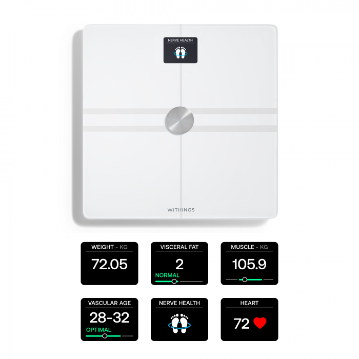 Withings Body Comp Complete Body Analysis Wi-Fi Scale - White [4]
