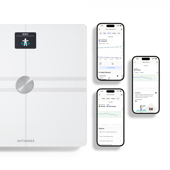 Withings Body Comp Complete Body Analysis Wi-Fi Scale - White [2]