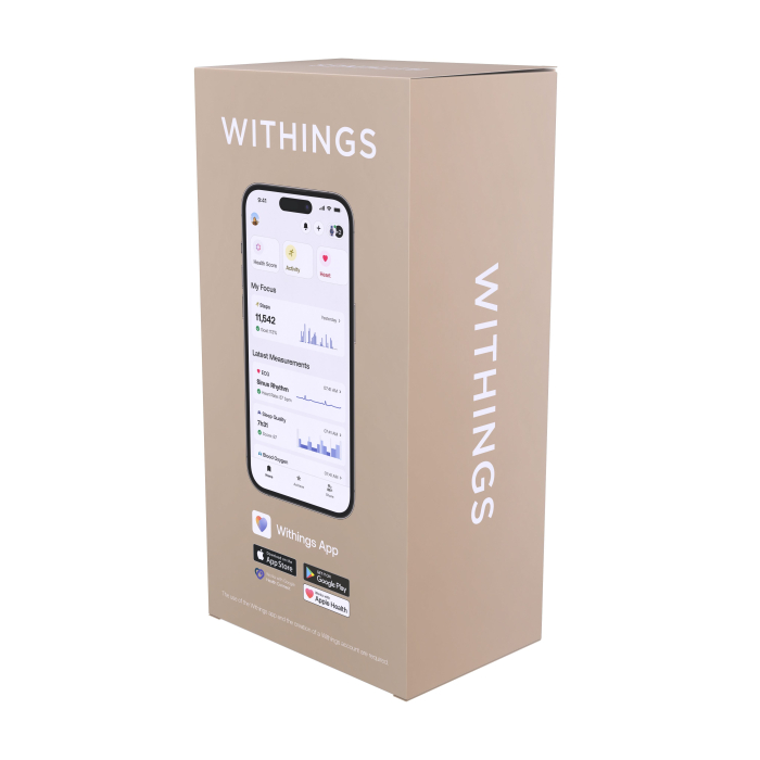 Withings Bundle Scanwatch 2 / 42mm (including Leather wristband Black Noir 20mm) - Black [2]