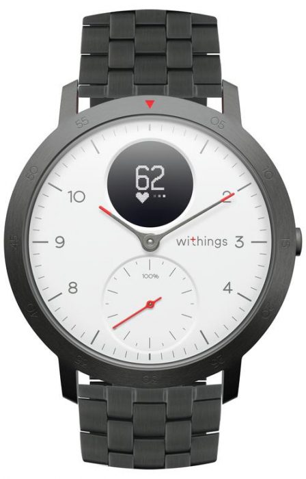 Withings Metal 3in1 Wristband 20mm for Scanwatch 42mm, Scanwatch Horizon, Steel HR 40mm, Steel HR Sport - Slate Grey [2]