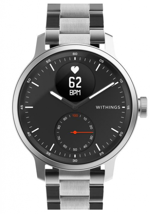 Withings Metal 3in1 Wristband 20mm w Silver buckle for Scanwatch 42mm, Scanwatch Horizon, Steel HR 40mm, Steel HR Sport - Silver [2]