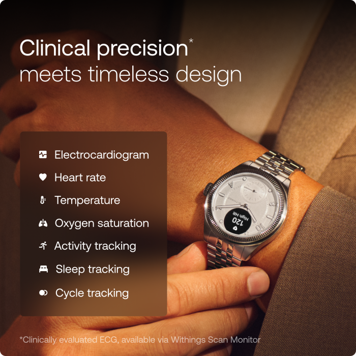 Withings ScanWatch Nova Brilliant 39mm - Titanium Silver [2]