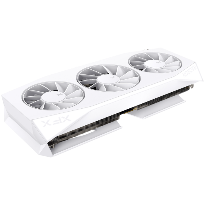 XFX Mercury AMD Radeon RX 9060XT OC White Gaming Edition with 16GB GDDR6 HDMI 2xDP, AMD RDNA 4 [3]