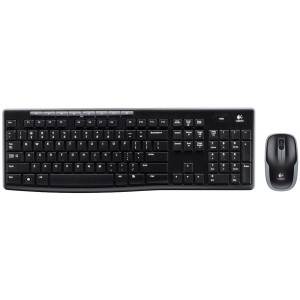 Periferice PC - Logitech Wireless Combo MK270 - Multimedia Keyboard + Mouse, Black