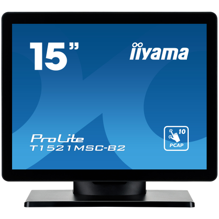 Monitoare\ Televizoare - 15" PCAP Bezel Free Front, 10P Touch, 1024x768, Speakers, VGA, HDMI, 325cd/m², USB Interface, External Power Adapter, Multitouch with supported OS