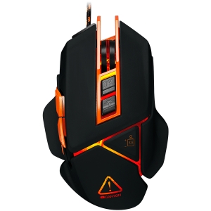 Gaming PC & Console - CANYON Hazard GM-6, Hazard GM-6 Optical gaming mouse, adjustable DPI setting 800/1600/2400/3200/4800/6400, LED backlight, moveable weight slot and retractable top cover for comfortable usage, Black ru