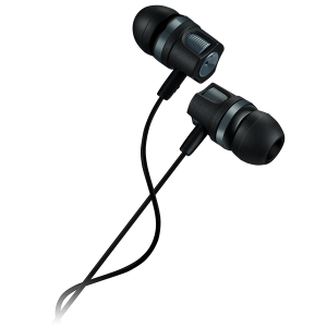 Casti - CANYON EP-3 Stereo earphones with microphone, Dark gray, cable length 1.2m, 21.5*12mm, 0.011kg