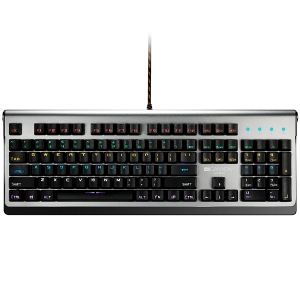 Tastaturi Gaming - CANYON Interceptor GK-8, Wired multimedia gaming keyboard with lighting effect, 20pcs rainbow LED & 19pcs RGB light, Numbers 104keys, EN double injection layout, cable length 1.8M, 446*160*40mm, 0.98k