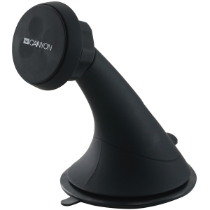Canyon CH-6 Car Holder for Smartphones,magnetic suction function ,with 2 plates(rectangle/circle), black ,97*67.5*107mm 0.068kg [3]
