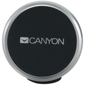 Canyon CH-4 Car Holder for Smartphones,magnetic suction function ,with 2 plates(rectangle/circle), black ,40*35*50mm 0.033kg [2]
