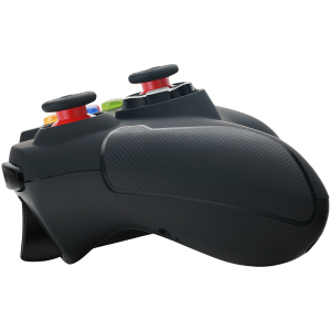 CANYON GP-W6, 2.4G Wireless Controller with Dual Motor, Rubber coating, 2PCS AA Alkaline battery ,support PC X-input mode/D-input mode, PS3, Android/nano size dongle,black [2]