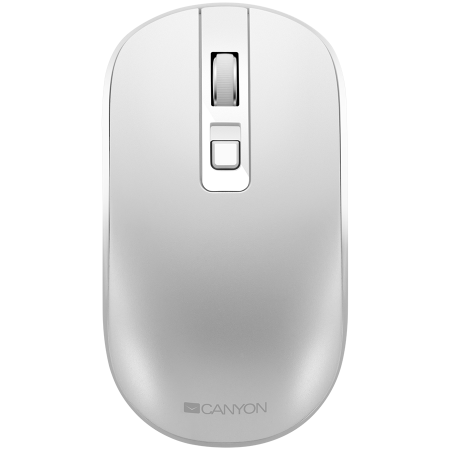 Mouse - CANYON MW-18, 2.4GHz Wireless Rechargeable Mouse with Pixart sensor, 4keys, Silent switch for right/left keys,Add NTC DPI: 800/1200/1600, Max. usage 50 hours for one time full charged, 300mAh Li-poly 